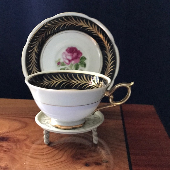 Antique Cup and Saucer Set. Stamped    NW-C - 245 - Picture 4 of 4